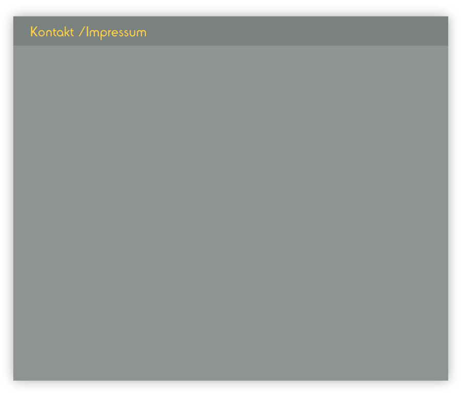 Kontakt /Impressum